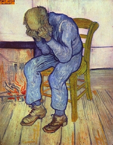 An der Schwelle der Ewigkeit nach van Gogh